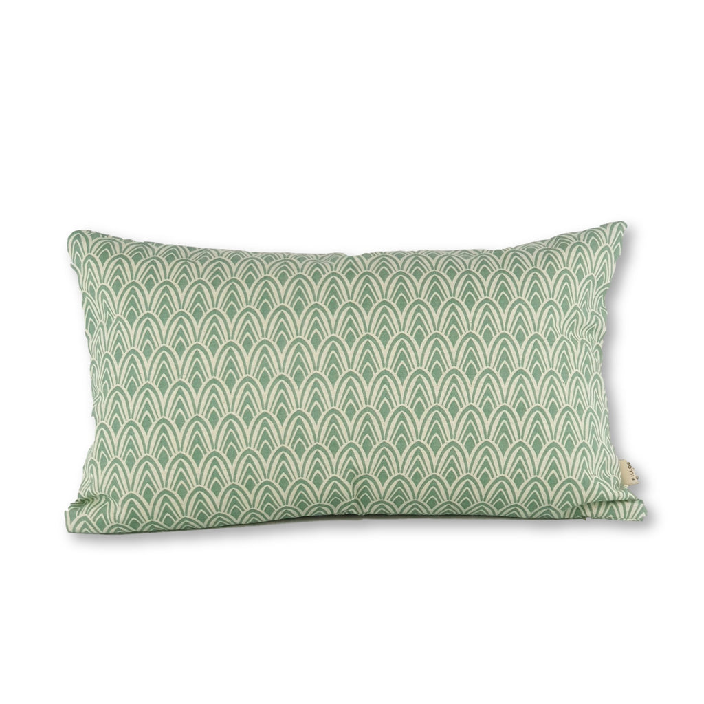 MARINE vert, Housse de coussin 30x50, Taille XS.