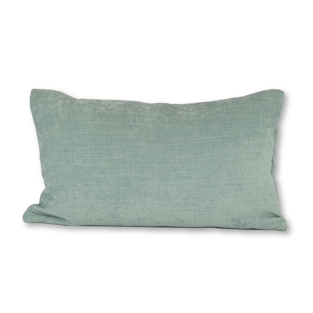 Velours Vintage bleu, Housse de coussin 30x50, Taille XS.