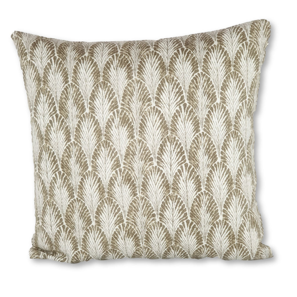 HELENE marron, Housse de coussin 50x50, Taille M.