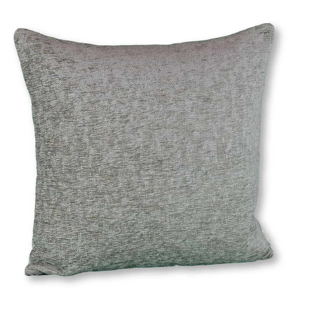 VELOURS Chiné gris, Housse de coussin 50x50, Taille M.