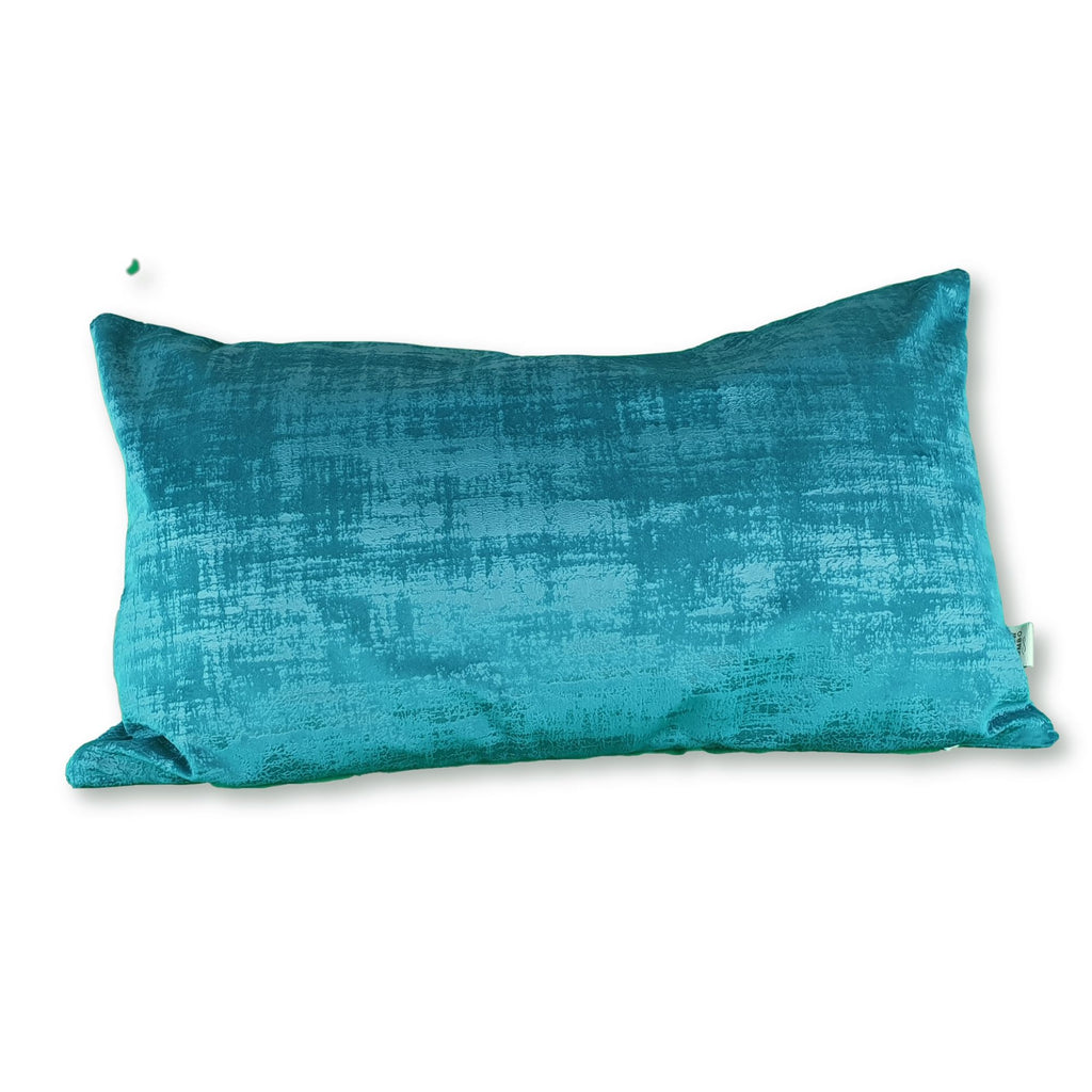 Velours Pâtiné vert, Housse de coussin 30x50, Taille XS.