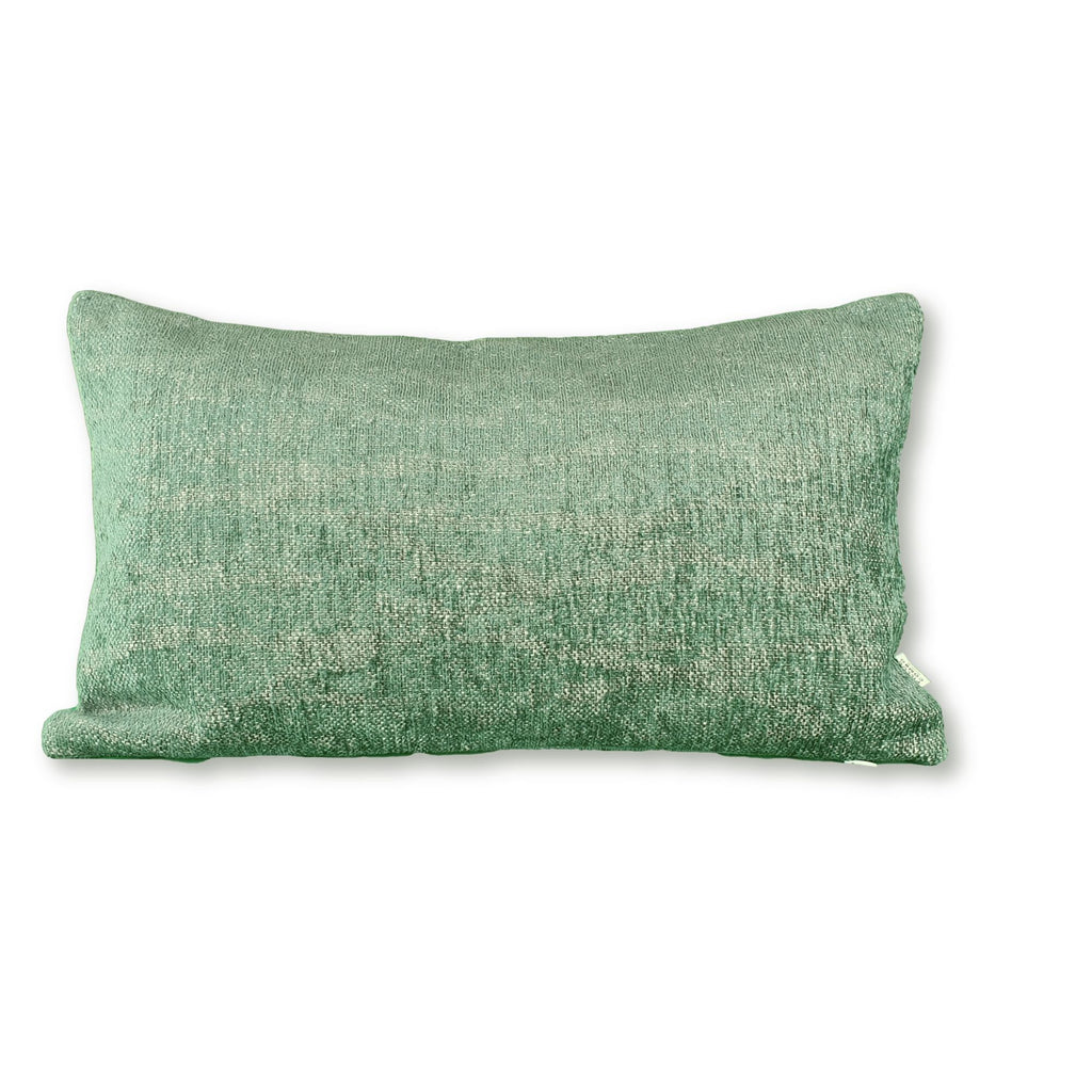 VELOURS Chiné vert, Housse de coussin 30x50, Taille XS.