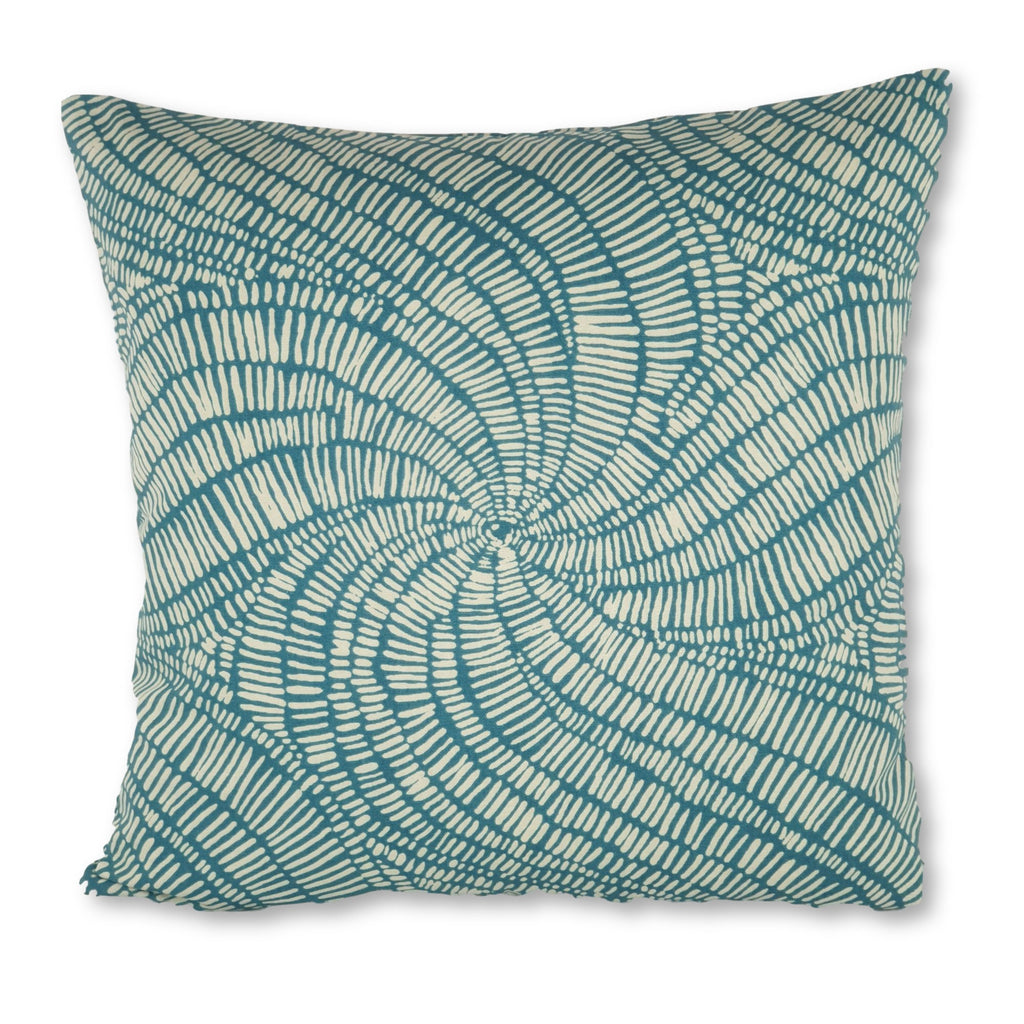 ZOE bleu turquoise, Design Robert Allen, Housse de coussin Pillow Combo 50x50